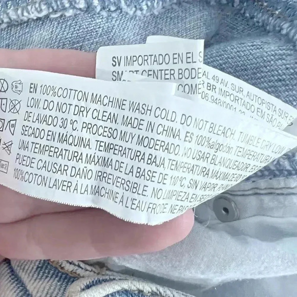 Forever 21 Acid Wash Mom Jeans Straight Leg Jeans High Rise Women's Size 28 - Picture 8 of 9